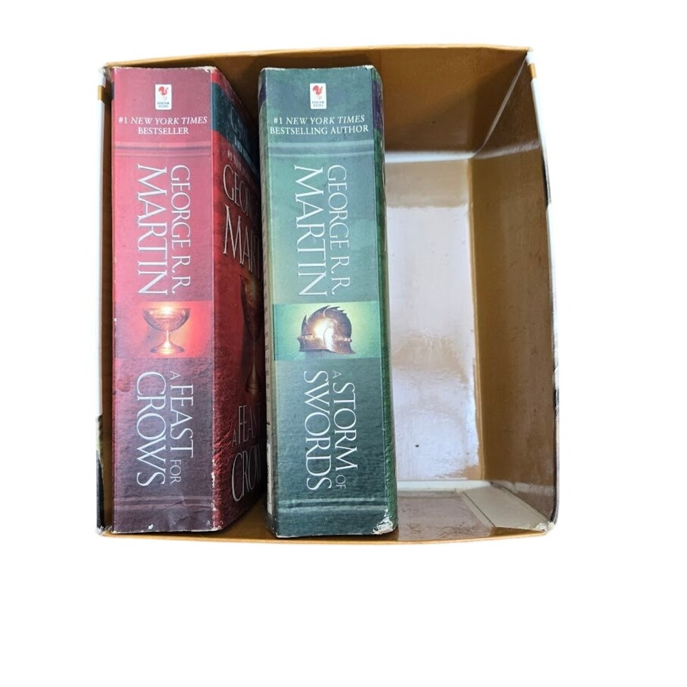 George R.R. Martin Game of Thrones 2 Book Set with Box SEE DESCRIPTION - Picture 2 of 7